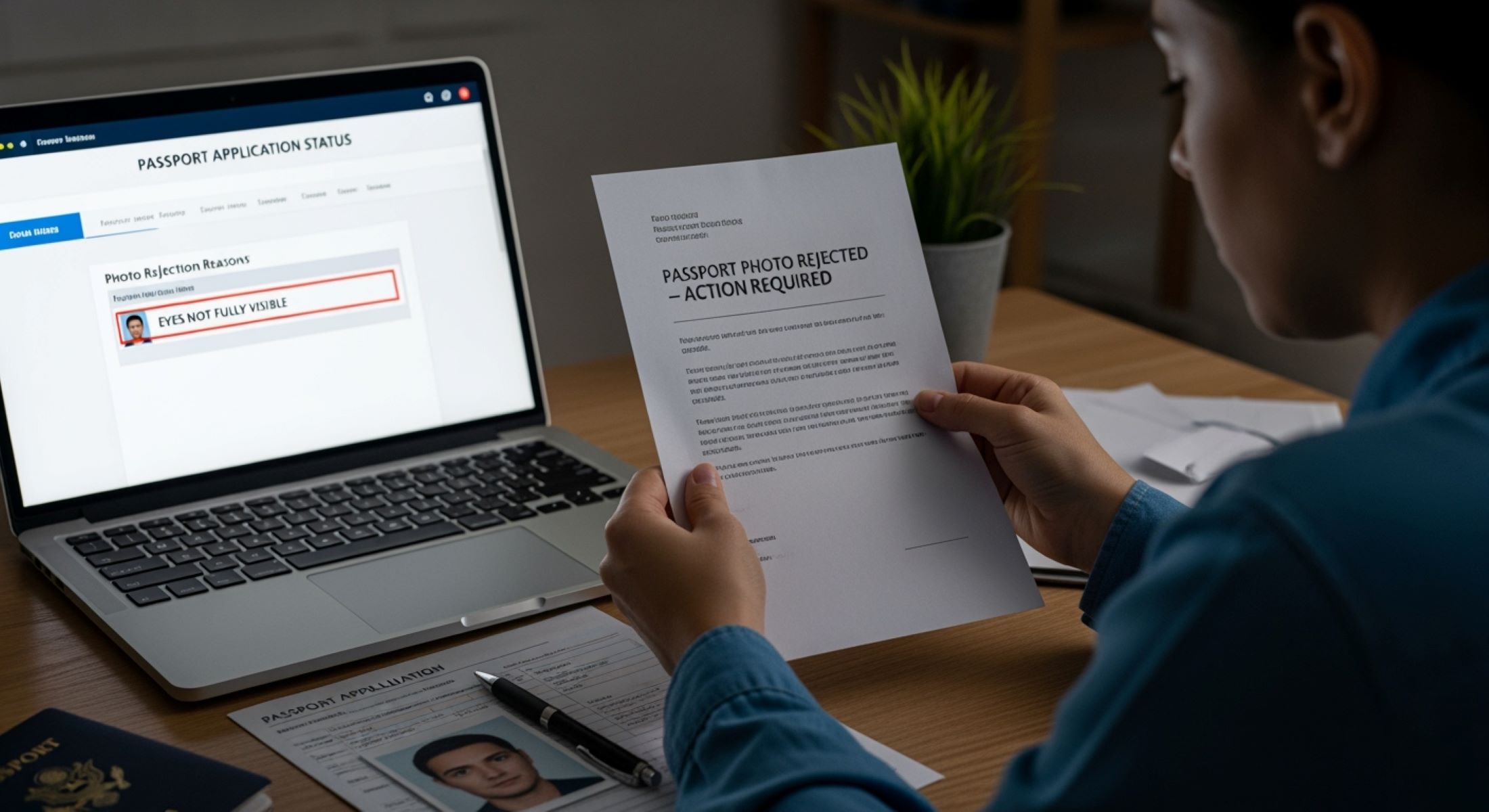 Can you retake your passport photo after submitting your application?